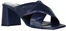 Lookbook (W) Sandal Fesyen Prada Kulit Anak Lembu Hujung Terbuka 'Biru' 1XX580_038_F0216