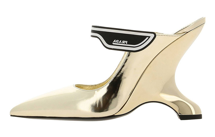 (Women) Prada Open-Toe Mule 'Gold Fashion' 1I464L_3AU1_F0846