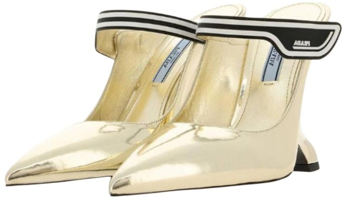 (W) 프라다 오픈토 골드 뮬 (Prada Opentoe Gold Mule) 1I464L_3AU1_F0846 Lookbook (W) 프라다 오픈토 골드 뮬 (Prada Opentoe Gold Mule) 1I464L_3AU1_F0846