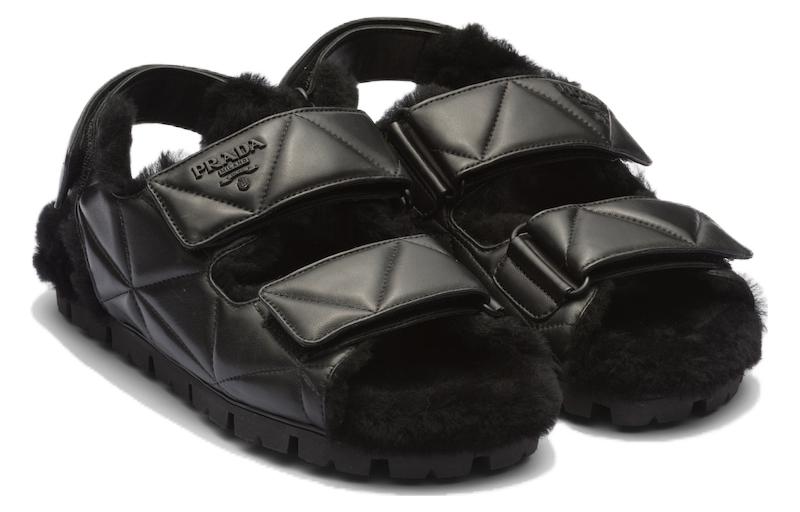 Order (W) プラダ ビーチサンダル (黒) 1X721M_A3B_F0002_F_ZF20