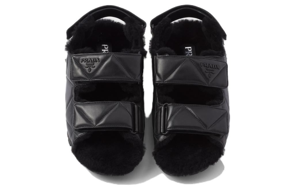 Shop (W) プラダ ビーチサンダル (黒) 1X721M_A3B_F0002_F_ZF20