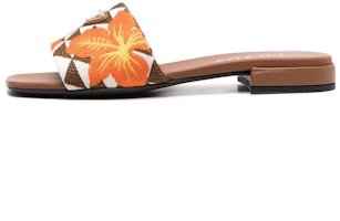 (Women) Prada Open Toe Flat Sandals 'Brown Fashion' 1XX652_CLJ_F0102_F_0I0U (Women) Prada Open Toe Flat Sandals 'Brown Fashion' 1XX652_CLJ_F0102_F_0I0U