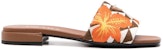 (Women) Prada Open Toe Flat Sandals 'Brown Fashion' 1XX652_CLJ_F0102_F_0I0U