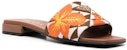 (Women) Prada Open Toe Flat Sandals 'Brown Fashion' 1XX652_CLJ_F0102_F_0I0U