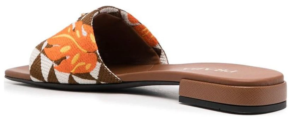 (Women) Prada Open Toe Flat Sandals 'Brown Fashion' 1XX652_CLJ_F0102_F_0I0U Shop (Women) Prada Open Toe Flat Sandals 'Brown Fashion' 1XX652_CLJ_F0102_F_0I0U