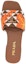 Purchase (Women) Prada Open Toe Flat Sandals 'Brown Fashion' 1XX652_CLJ_F0102_F_0I0U