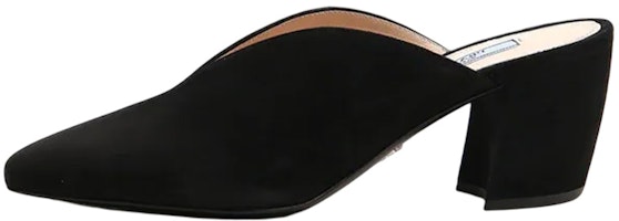 (Women) Prada Open Toe Heel 'Fashion Slide Black' 1S618L_008_F0002 (Women) Prada Open Toe Heel 'Fashion Slide Black' 1S618L_008_F0002