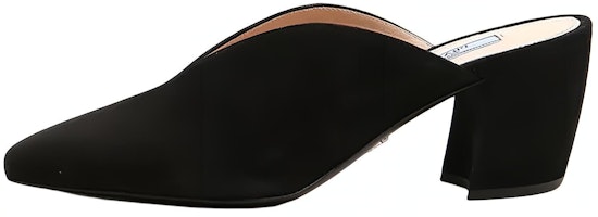 (Women) Prada Open Toe Heel 'Fashion Slide Black' 1S618L_008_F0002 (Women) Prada Open Toe Heel 'Fashion Slide Black' 1S618L_008_F0002
