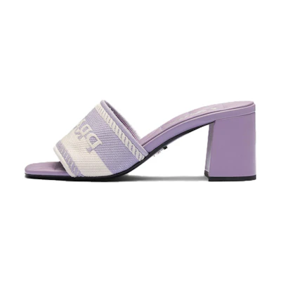 (W) Prada Open Toe High Heels 'Fashion Purple Sandal'