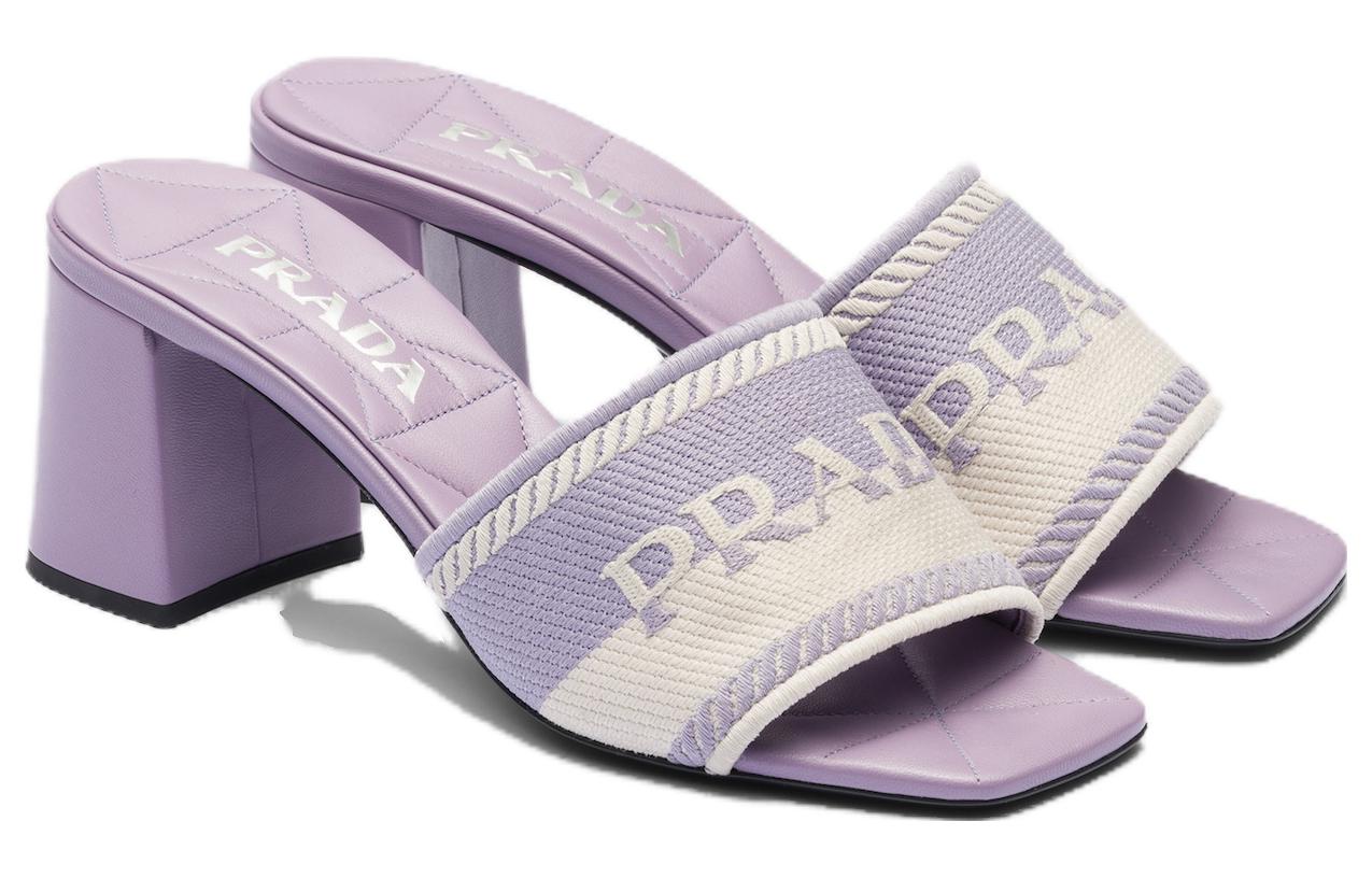 Order (W) 프라다 오픈토 퍼플 하이힐 샌들 1XX612-3LKB-F009U