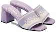 Order (W) Sandal Tumit Tinggi Prada 'Fesyen Ungu' Terbuka. 1XX612-3LKB-F009U