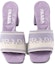 Shop (W) Sandal Tumit Tinggi Prada 'Fesyen Ungu' Terbuka. 1XX612-3LKB-F009U