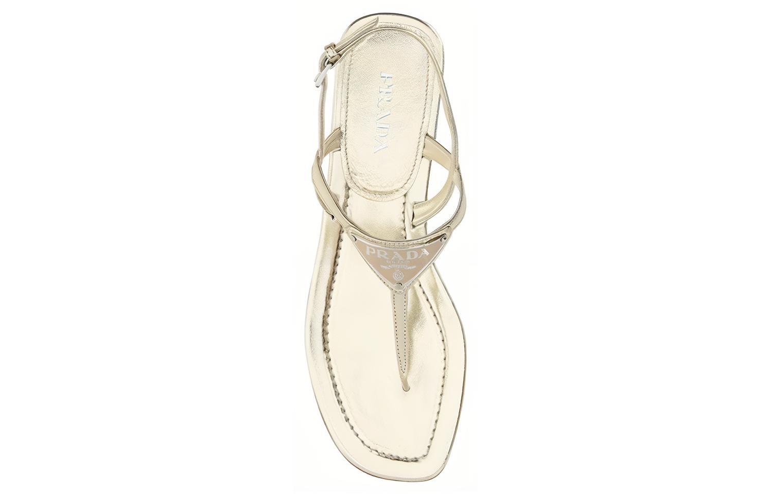 Lookbook (W) Sandal Kulit Prada Open Toe 'Emas' 1Y032M_3AU1_F0846_F_005