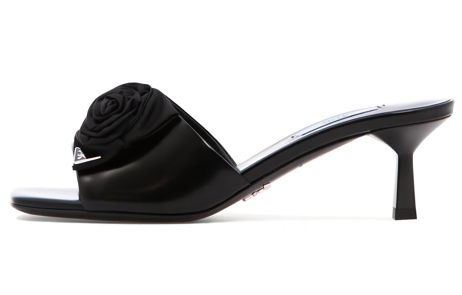 Buy (W) Sandal Prada Open Toe Slide 'Black Fashion' Hitam Modis 1XX665_055_F0002