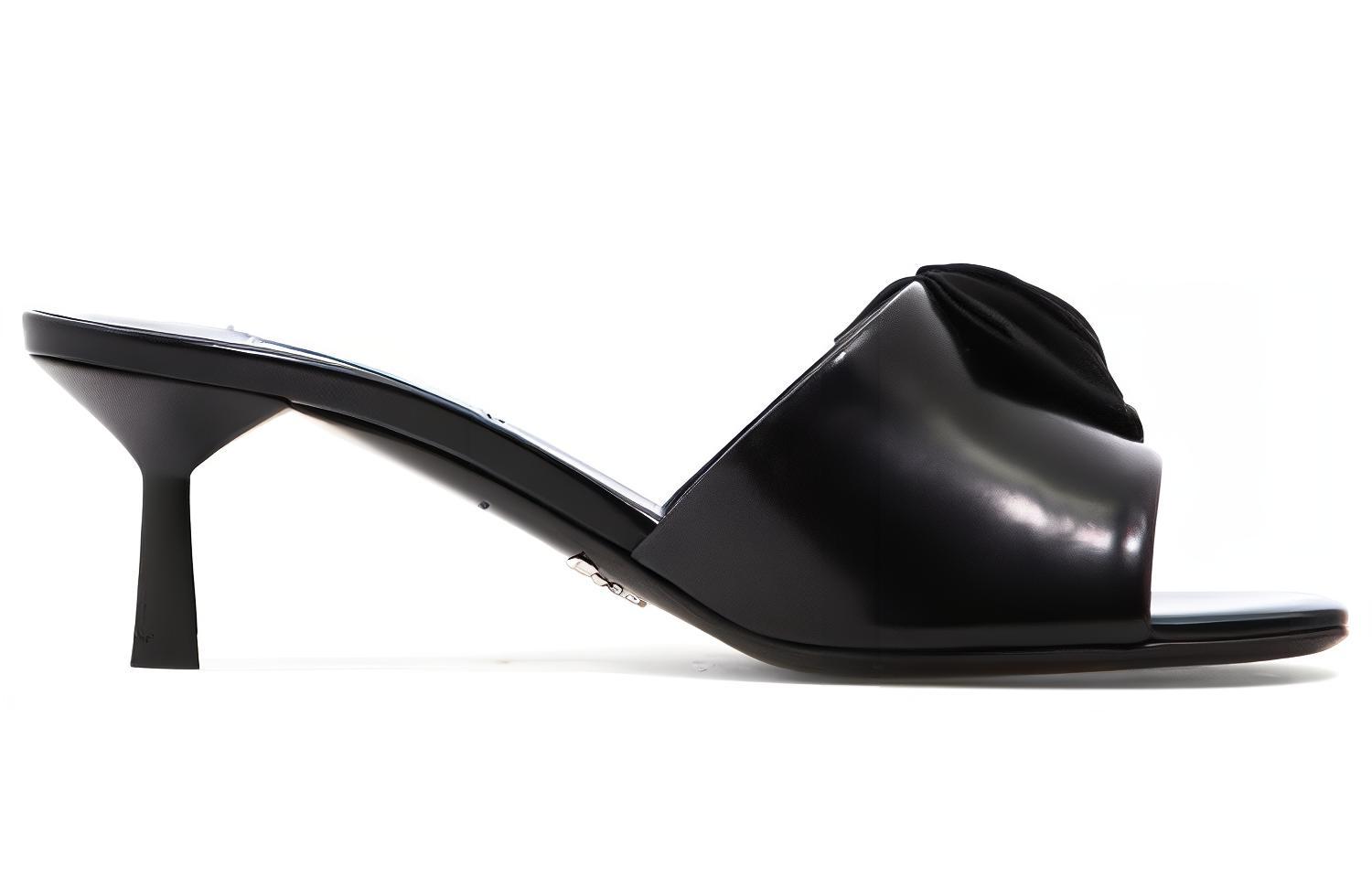 Order (W) Sandal Prada Open Toe Slide 'Black Fashion' Hitam Modis 1XX665_055_F0002