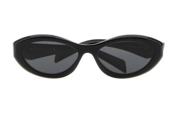 (Women) PRADA Oval Acetate Black Sunglasses for Women with Side Lettering. SPR26ZE16KFE08ZC055 圖 3