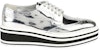 (W) Prada Oxford Low-Top Platform 'Perak Metalik' 1E722E_6XE_F0118