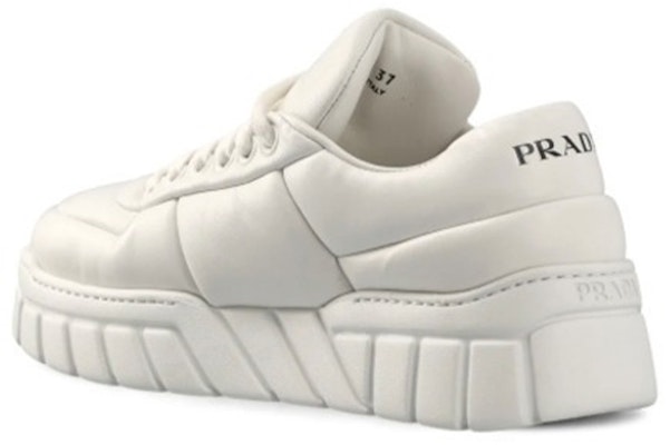 (Women) Prada Padded Nappa Leather 'White' 1E136N-2DL8-F0009 Purchase (Women) Prada Padded Nappa Leather 'White' 1E136N-2DL8-F0009
