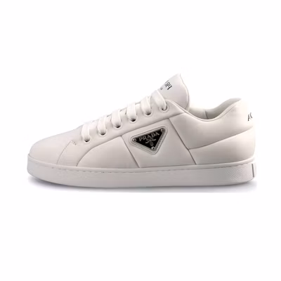 (W) Prada Padded Nappa Leather Sneakers 'White'