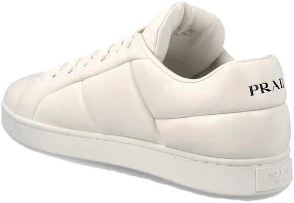 (W) 普拉达白色绗缝小牛皮运动鞋 1E204N_2DL8_F0009 Shop (W) 普拉达白色绗缝小牛皮运动鞋 1E204N_2DL8_F0009