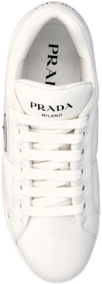 (W) 普拉达白色绗缝小牛皮运动鞋 1E204N_2DL8_F0009 Purchase (W) 普拉达白色绗缝小牛皮运动鞋 1E204N_2DL8_F0009