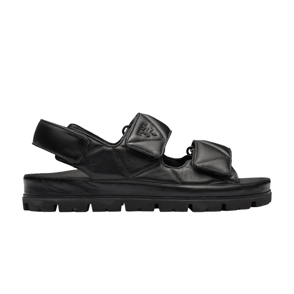 Buy (W) Sandal Prada Nappa Padded 'Hitam' 1X721M-038-F0002