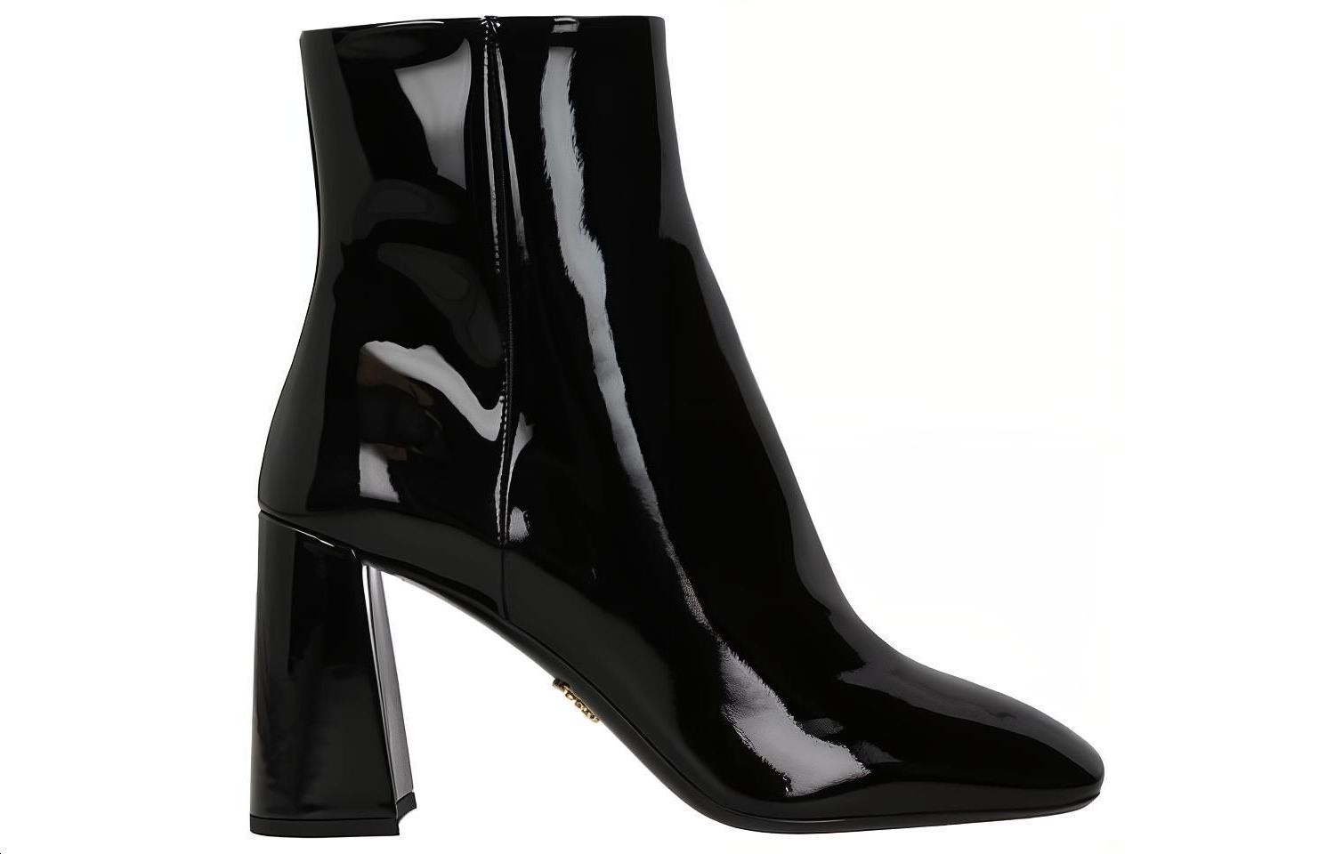 (W) Prada Patent Leather Ankle Boots 'Black' 圖 2