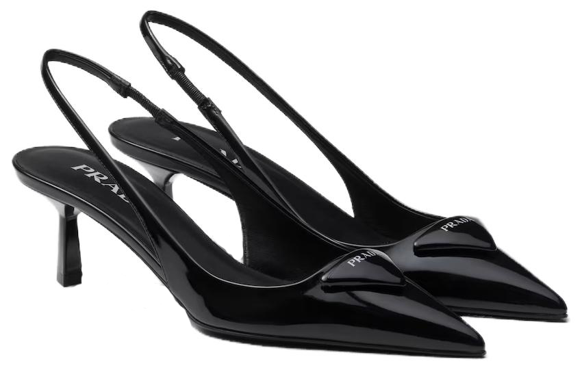 Order (Women) Prada Patent Leather Black 'Sleek Stiletto' 1I901M_XUW_F0002_F_DD55