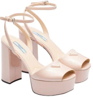 Lookbook (W) Prada Lackleder Schnalle Offene Zehen Sandale ''Pink'' 1XP48B_069_F0236_F_115