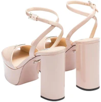 Purchase (W) Prada Lackleder Schnalle Offene Zehen Sandale ''Pink'' 1XP48B_069_F0236_F_115