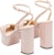 (Women) Prada Patent Leather Buckle Open Toe Fashion Slide 'Pink' 1XP48B_069_F0236_F_115