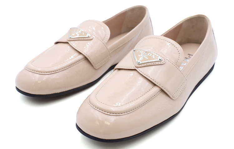 (W) Prada Patent Leather Flat 'Nude' 圖 2