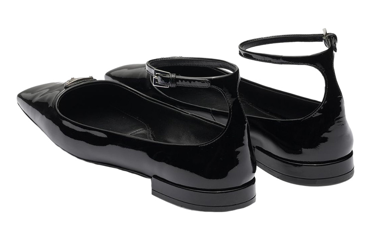 Purchase (W) Prada Ballerine in Pelle Verniciata con Fibbia Fashion ''Nere'' 1F036N_069_F0002_F_010