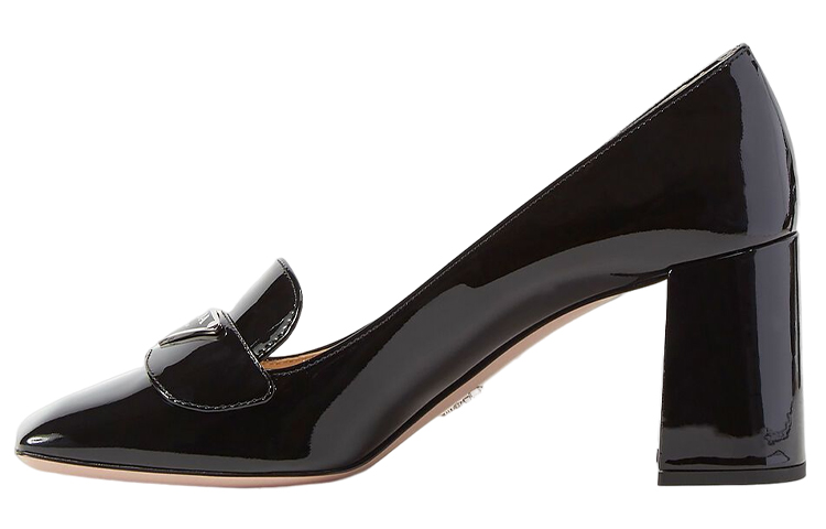 (Women) Prada Patent Leather High Heels 'Black Fashion Mule' 1D017M_069_F0002