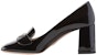 (W) Prada Kasut Tumit Tinggi Kulit Hitam 'Black Fashion Mule' 1D017M_069_F0002
