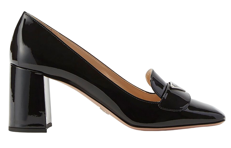 Order (W) （女性用）プラダ パテントレザー ハイヒール「ブラックファッションミュール」 1D017M_069_F0002