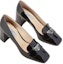Lookbook (W) Prada Kasut Tumit Tinggi Kulit Hitam 'Black Fashion Mule' 1D017M_069_F0002