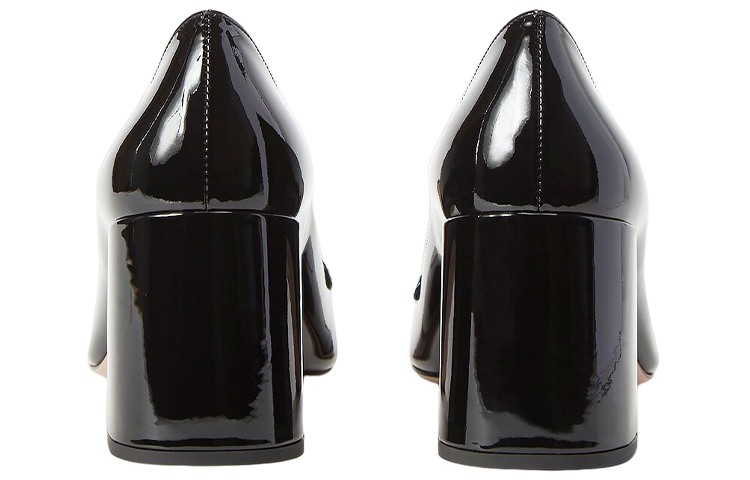 Shop (W) （女性用）プラダ パテントレザー ハイヒール「ブラックファッションミュール」 1D017M_069_F0002