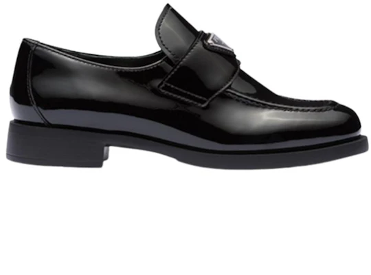 (W) 普拉达黑色漆皮乐福鞋 1D168N_069_F0002_F_025 Order (W) 普拉达黑色漆皮乐福鞋 1D168N_069_F0002_F_025