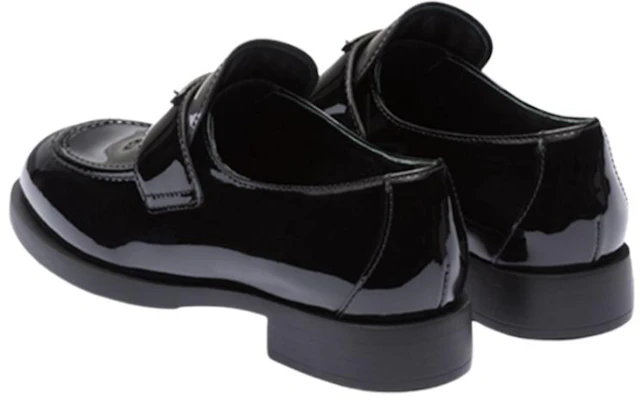 (W) 普拉达黑色漆皮乐福鞋 1D168N_069_F0002_F_025 Purchase (W) 普拉达黑色漆皮乐福鞋 1D168N_069_F0002_F_025