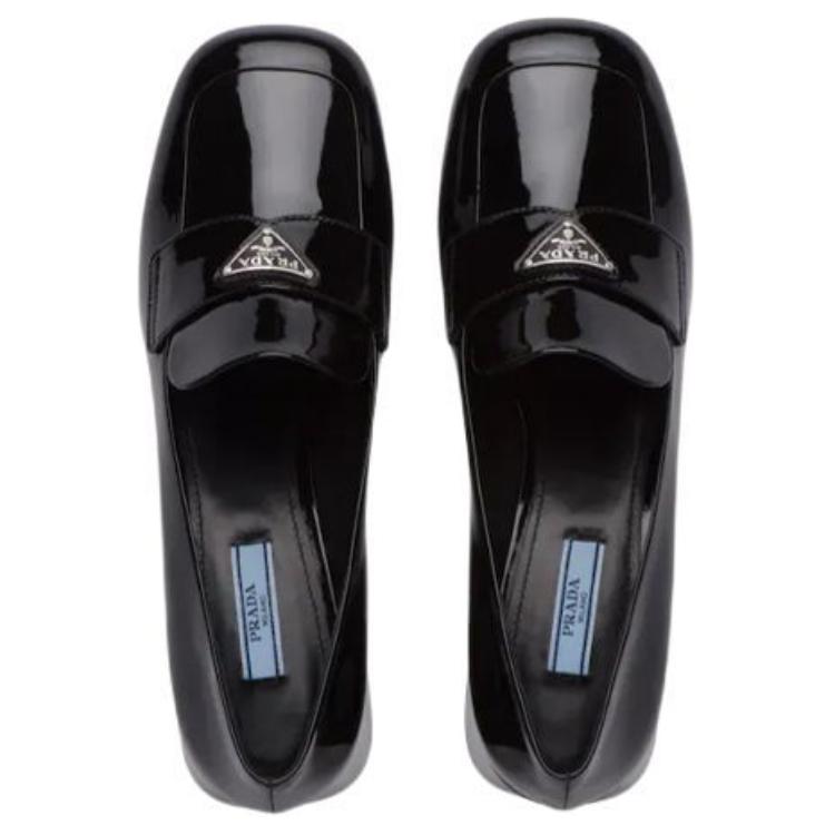Purchase (W) Prada Kasut Loafers Kulit Patent 'Hitam' 1D763M_069_F0002_F_045