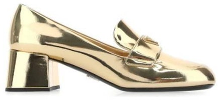 (Women) Prada Patent Leather Loafers 'Gold' 1D763M_F045_3AU1_F_0522 (Women) Prada Patent Leather Loafers 'Gold' 1D763M_F045_3AU1_F_0522