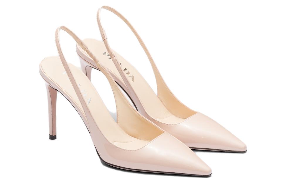 Order (W) Mule Stiletto en Cuir Verni Prada ''Rose'' 1I164N_069_F0236_F_095
