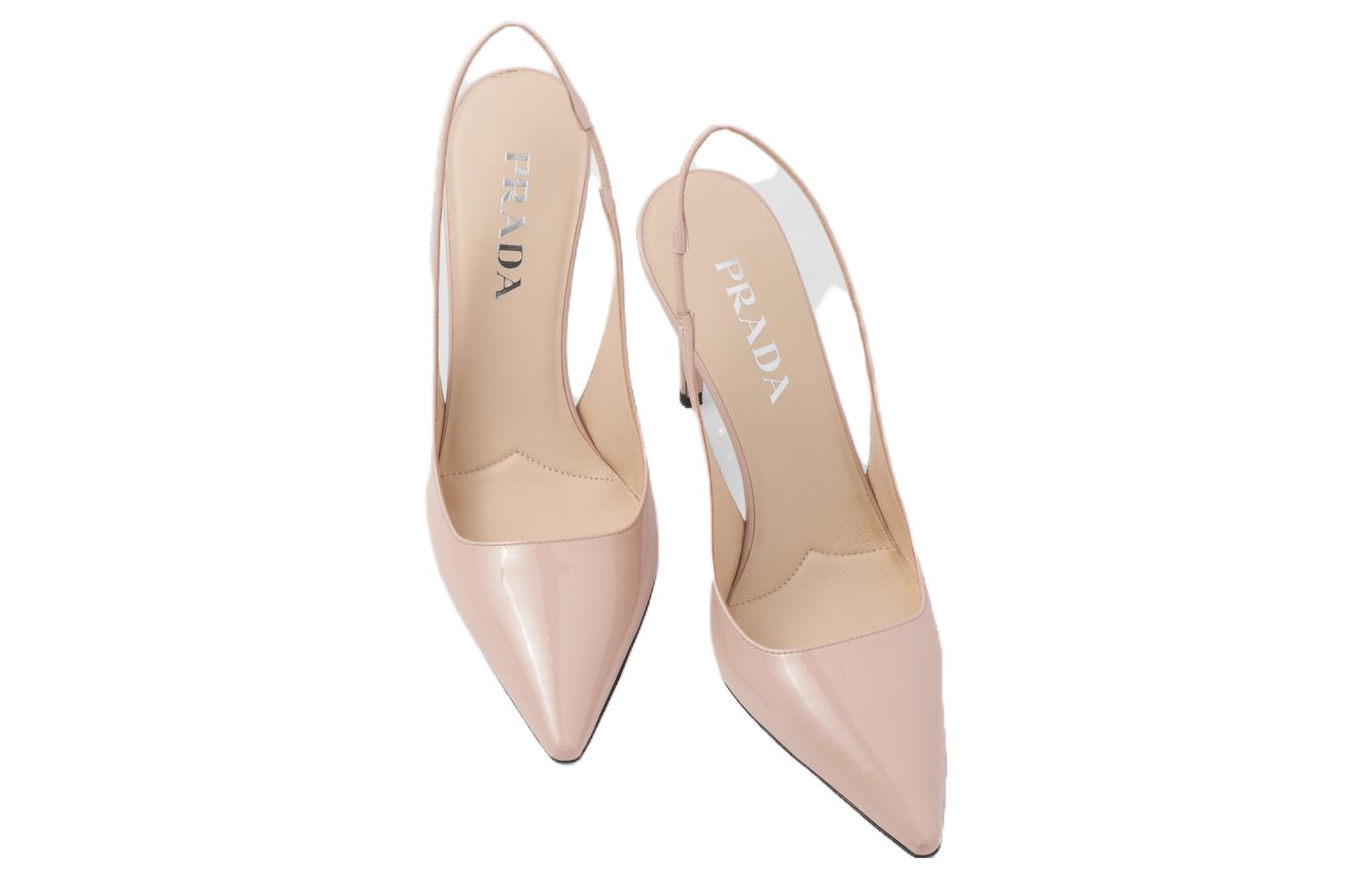 Lookbook (W) Mule Stiletto en Cuir Verni Prada ''Rose'' 1I164N_069_F0236_F_095