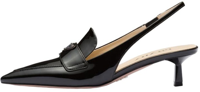 (W) 普拉达黑色亮皮尖头细高跟鞋 1D175N_069_F0002_F_045 Buy (W) 普拉达黑色亮皮尖头细高跟鞋 1D175N_069_F0002_F_045