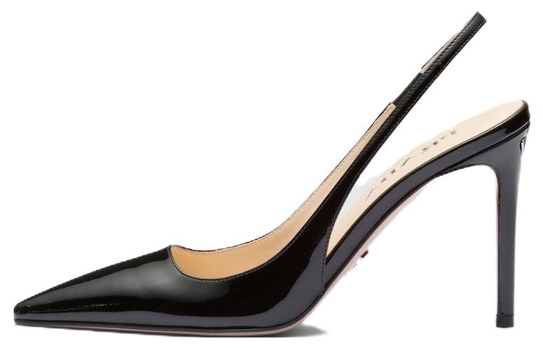 (Women) Prada Patent Leather Pointed-Toe Stiletto Heels 'Black' 1I164N_069_F0002_F_095