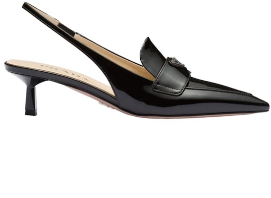 (Women) Prada Patent Leather Pointed-Toe Stiletto Heels 'Black' 1D175N_069_F0002_F_045 Order (Women) Prada Patent Leather Pointed-Toe Stiletto Heels 'Black' 1D175N_069_F0002_F_045