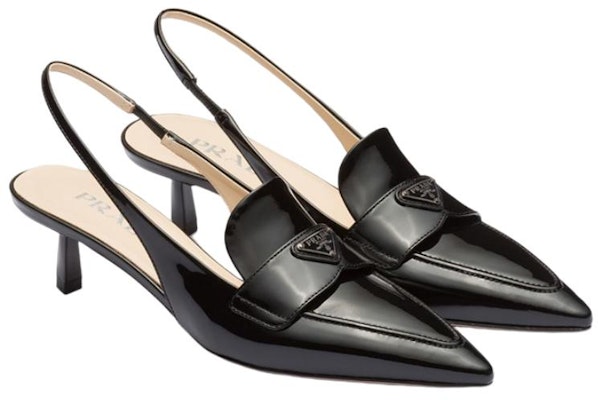 (Women) Prada Patent Leather Pointed-Toe Stiletto Heels 'Black' 1D175N_069_F0002_F_045 Lookbook (Women) Prada Patent Leather Pointed-Toe Stiletto Heels 'Black' 1D175N_069_F0002_F_045