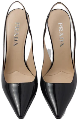 (W) Prada Tacones de Aguja de Charol con Punta Afilada 'Negro' 1I164N_069_F0002_F_095 Lookbook (W) Prada Tacones de Aguja de Charol con Punta Afilada 'Negro' 1I164N_069_F0002_F_095