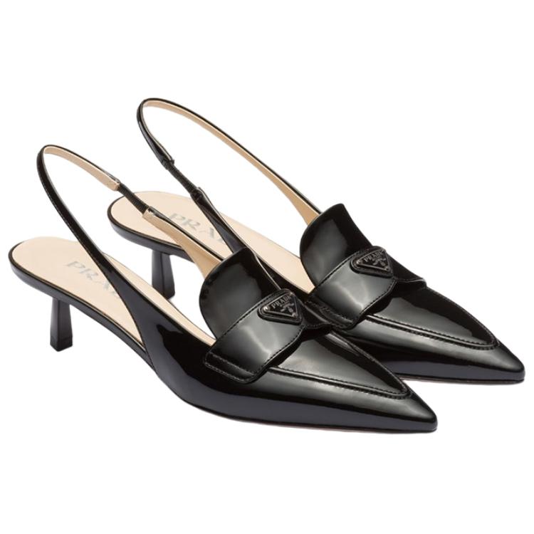 Lookbook (W) Prada Tacchi a Spillo in Pelle Verniciata a Punta ''Neri'' 1D175N_069_F0002_F_045